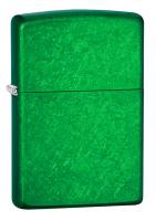 Зажигалка Zippo Classic с покрытием Meadow, латунь/сталь, зеленая, глянцевая, 36x12x56 мм