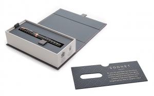 Parker Sonnet Premium Masculine - Brown PGT,  перьевая ручка, F