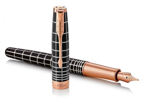 Parker Sonnet Premium Masculine - Brown PGT,  перьевая ручка, F