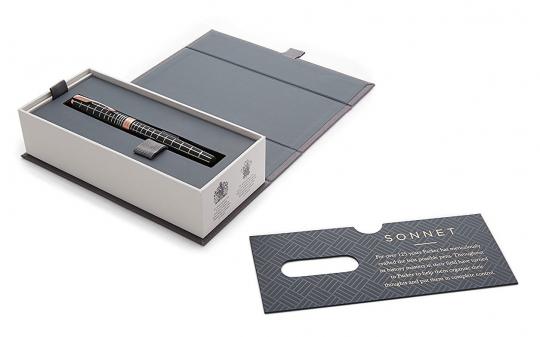 Parker Sonnet Premium Masculine - Brown PGT,  перьевая ручка, F