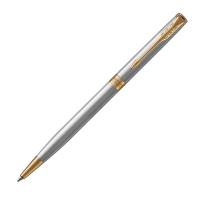 Parker Sonnet Core Slim - Stainless Steel GT, шариковая ручка, M, BL*