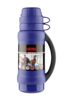 Термос Thermos 34 серия (1 литр) стеклянная колба, синий