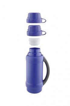Термос Thermos 34 серия (1 литр) стеклянная колба, синий