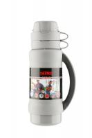 Термос Thermos 34 серия (1 литр) стеклянная колба, белый*