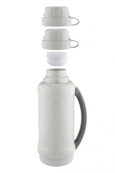 Термос Thermos 34 серия (1 литр) стеклянная колба, белый*