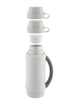 Термос Thermos 34 серия (1,8 литра) стеклянная колба, белый