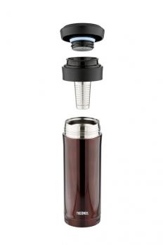Термокружка Thermos TCMK-500 CBW (0,5 литра) с ситом, коричневая
