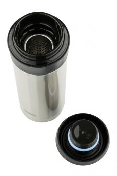Термокружка Thermos TCMK-500 SBK (0,5 литра) с ситом, стальная