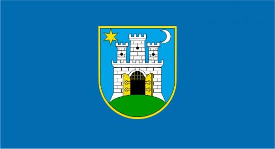 Флаг города Загреб