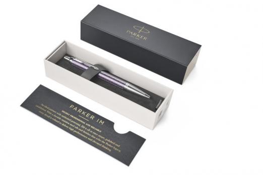 Parker IM Premium - Dark Violet CT, шариковая ручка, M