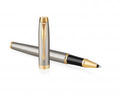 Parker IM Core - Brushed Metal GT, ручка-роллер, F, BL*