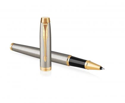 Parker IM Core - Brushed Metal GT, ручка-роллер, F, BL*