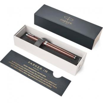 Parker IM Premium - Brown CT, ручка-роллер, F, BL