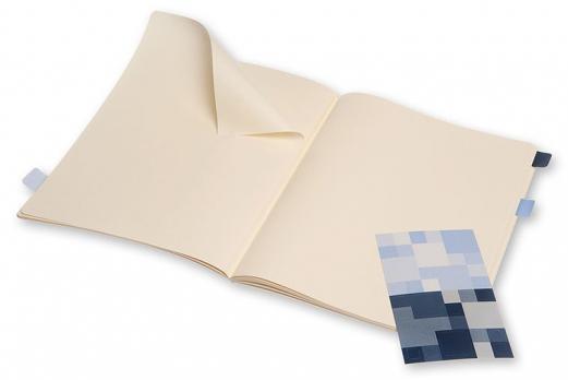Набор 2 блокнота Moleskine Volant Large, цвет синий, без разлиновки
