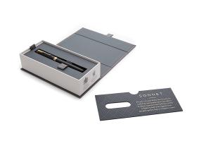 Parker Sonnet Core - LaqBlack GT, перьевая ручка, F, BL