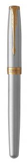 Parker Sonnet Core - Stainless Steel GT, перьевая ручка, F, BL*