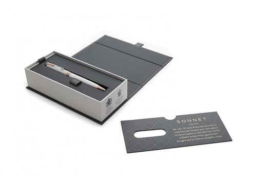 Parker Sonnet Premium - Pearl PGT, шариковая ручка, M, BL