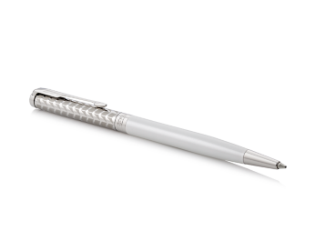Parker Sonnet Premium Slim - Metal&Pearl PGT CT, шариковая ручка, M, BL