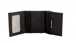 Бумажник Victorinox Lifestyle Accessories 4.0 Tri-Fold Wallet, чёрный, 9x3x10