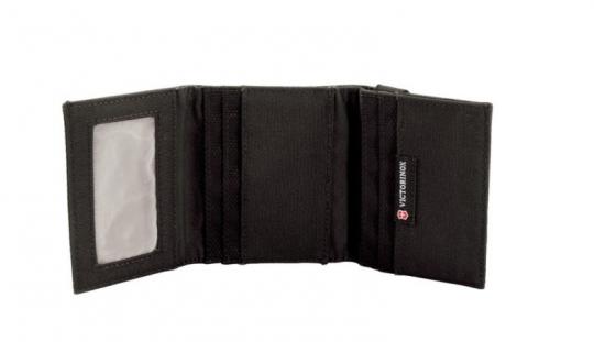 Бумажник Victorinox Lifestyle Accessories 4.0 Tri-Fold Wallet, чёрный, 9x3x10