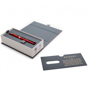 Parker Sonnet Core - LaqRed GT, перьевая ручка, M, BL
