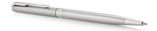 Parker Sonnet Core - Stainless Steel GT SLIM, шариковая ручка, M, BL*