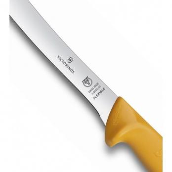 Нож Victorinox разделочный для рыбы, лезвие 18 см гибкое, желтый