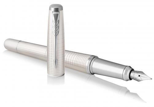Parker Urban Premium - Pearl Metal CT, перьевая ручка, F