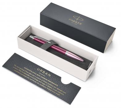 Parker Urban Premium - Dark Purple CT, шариковая ручка, M