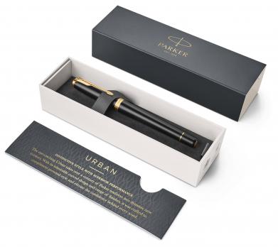 Parker Urban Core - Muted Black GT, ручка-роллер, F, BL*