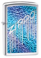 Зажигалка Zippo Classic с покрытием High Polish Chrome, латунь/сталь, серебристая, 36x12x56 мм