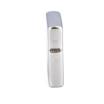 Зажигалка Zippo Tire On Fire, с покрытием Satin Chrome, латунь/сталь, серебристая, матовая,
