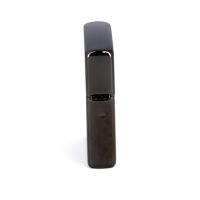 Зажигалка Zippo Classic с покрытием Ebony, латунь/сталь, чёрная, глянцевая, 36x12x56 мм