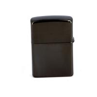 Зажигалка Zippo Classic с покрытием Ebony, латунь/сталь, чёрная, глянцевая, 36x12x56 мм