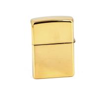 Зажигалка Zippo Classic с покрытием High Polish Brass, латунь/сталь, золотистая, 36x12x56 мм