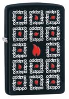 Зажигалка Zippo Classic с покрытием Black Matte, латунь/сталь, чёрная, матовая, 36x12x56 мм