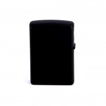 Зажигалка Zippo Classic с покрытием Black Matte, латунь/сталь, чёрная, матовая, 36x12x56 мм