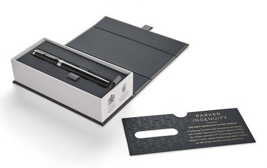 Parker Ingenuity - LaqBlack CT, ручка 5th пишущий узел, F