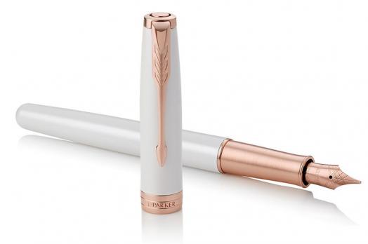 Parker Sonnet Premium - F540 Pearl PGT, перьевая ручка, F