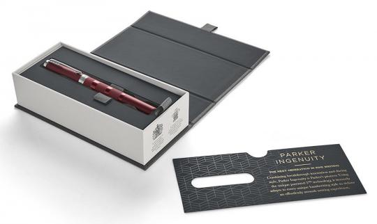 Parker Ingenuity - Deep Red PVD, ручка 5th пишущий узел, F