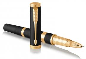 Parker Ingenuity - Black Rubber/Metal GT, ручка 5th пишущий узел, F*