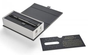 Parker Ingenuity - Black PVD, ручка 5th пишущий узел, F