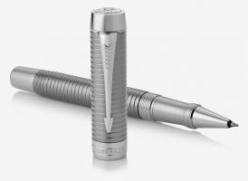 Parker Duofold - Ruthenium Chiselled CT, ручка-роллер, F