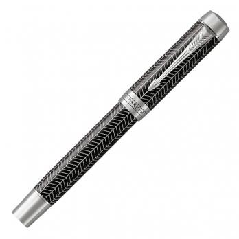 Parker Duofold - Black Chevron CT, ручка-роллер, F