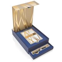 Набор подарочный Waterman Carene - Black GT, шариковая ручка, M + открытки, конверты