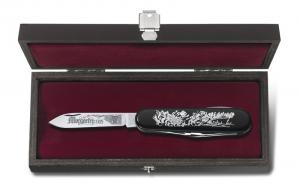 Нож Victorinox Morgarten LE, коллекционный, 91 мм, 9 функций, черный (подар. упаковка)