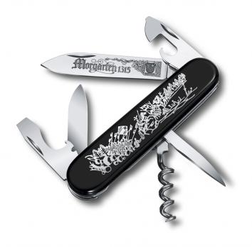 Нож Victorinox Morgarten LE, коллекционный, 91 мм, 9 функций, черный (подар. упаковка)