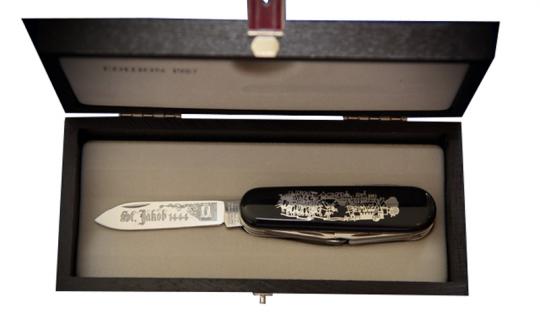 Нож Victorinox St. Jakob LE, коллекционный, 91 мм, 15 функций, черный (подар. упаковка)