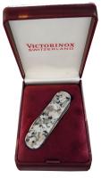 Нож-брелок Victorinox Classic LE, 58 мм, 4 функции, рукоять из натур. камня, "Rosa Betha" (подар.упа