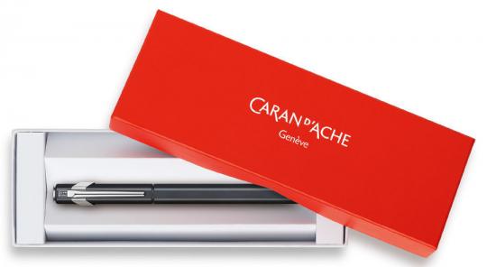 Carandache Office 849 Classic - Matte Navy Blue, перьевая ручка, F, подарочная коробка